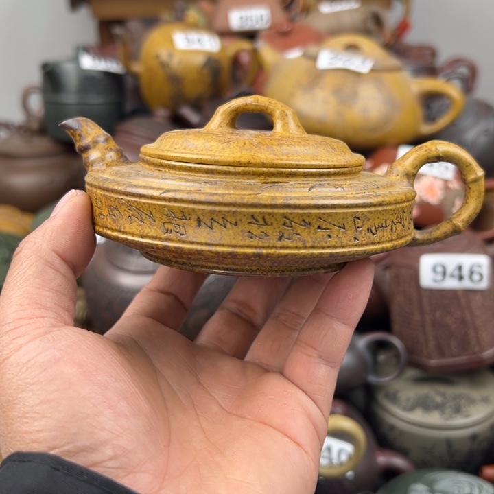 紫砂茶壶紫砂壶嘴磕碰晃盖流口水