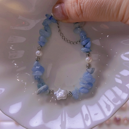 淡水珍珠手绳合金