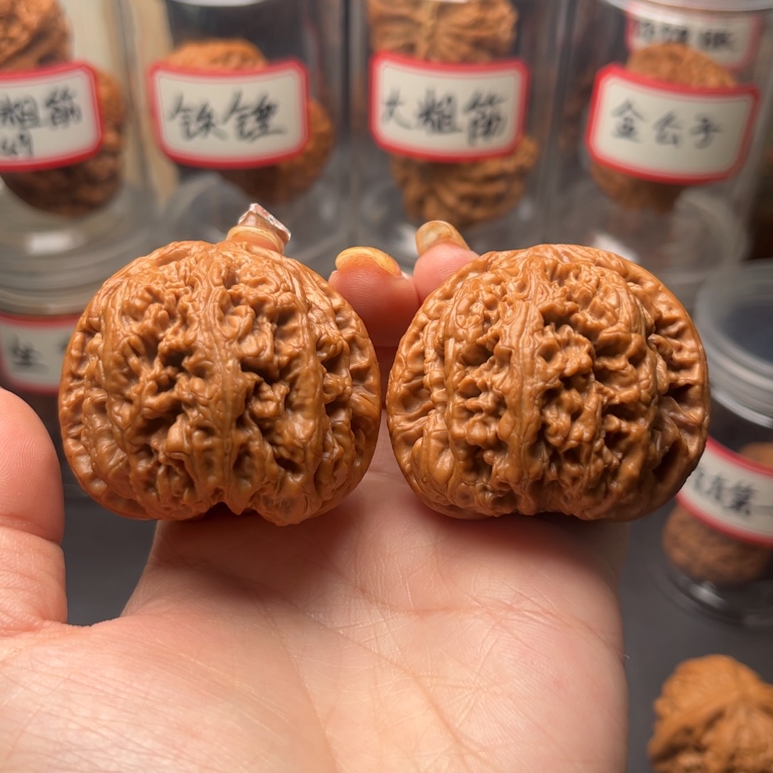 文玩核桃把件46大粗筋