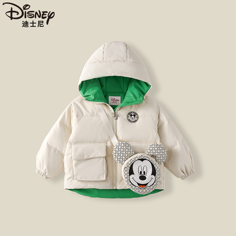 Disney/迪士尼儿童羽绒服冬季白鸭绒男女童加厚保暖外套XOE4SU906