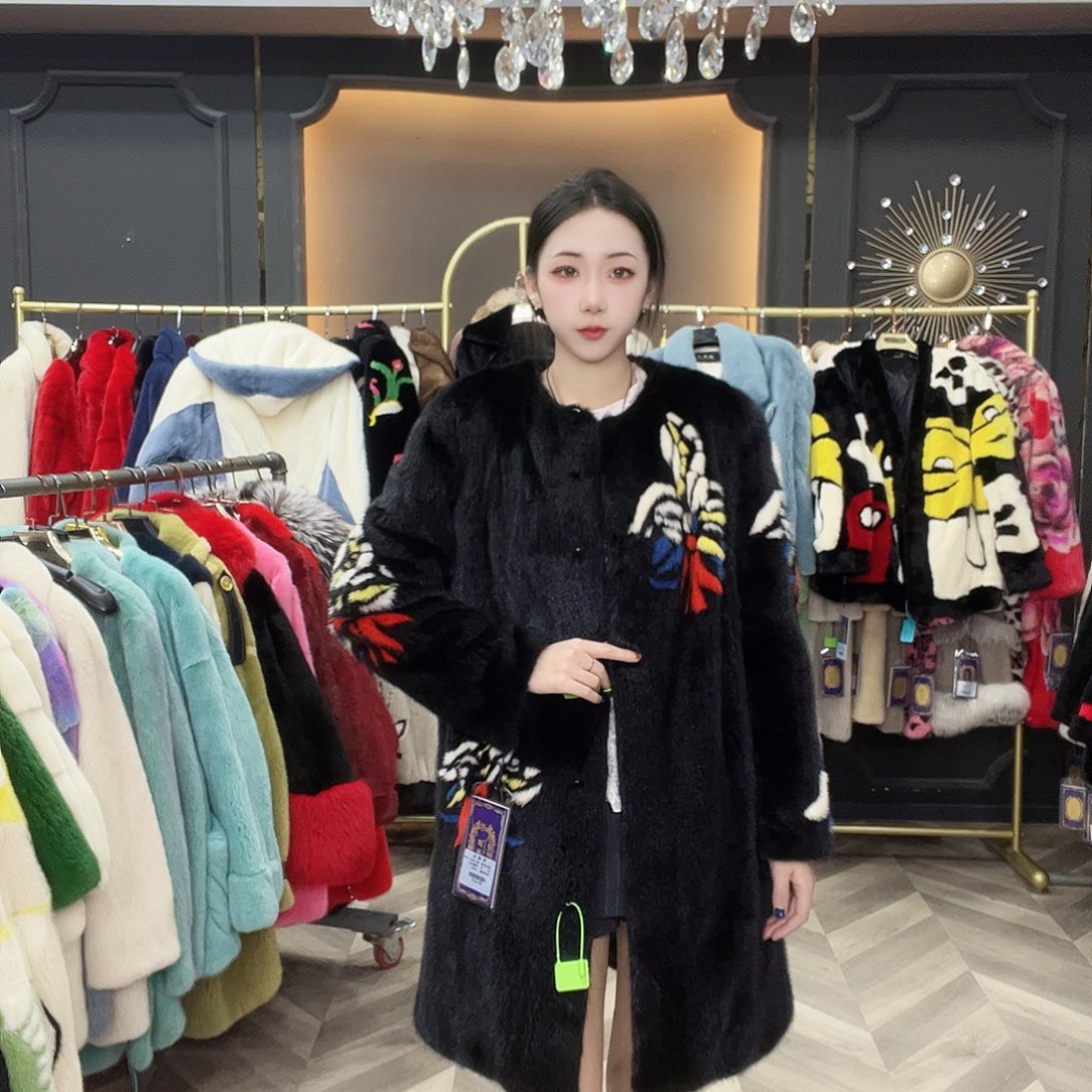 冬季新款时尚水貂