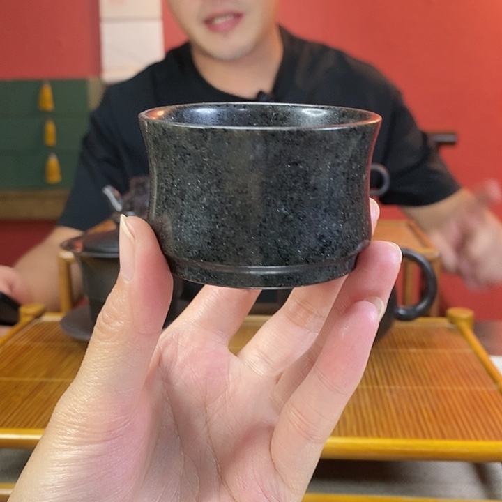 莱州古青竹节杯70cc