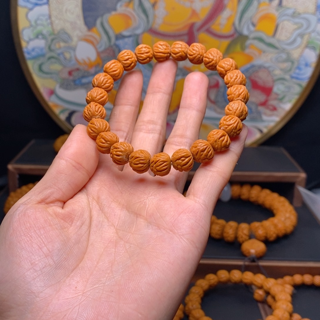 手串桃核龙纹桃核风羽
