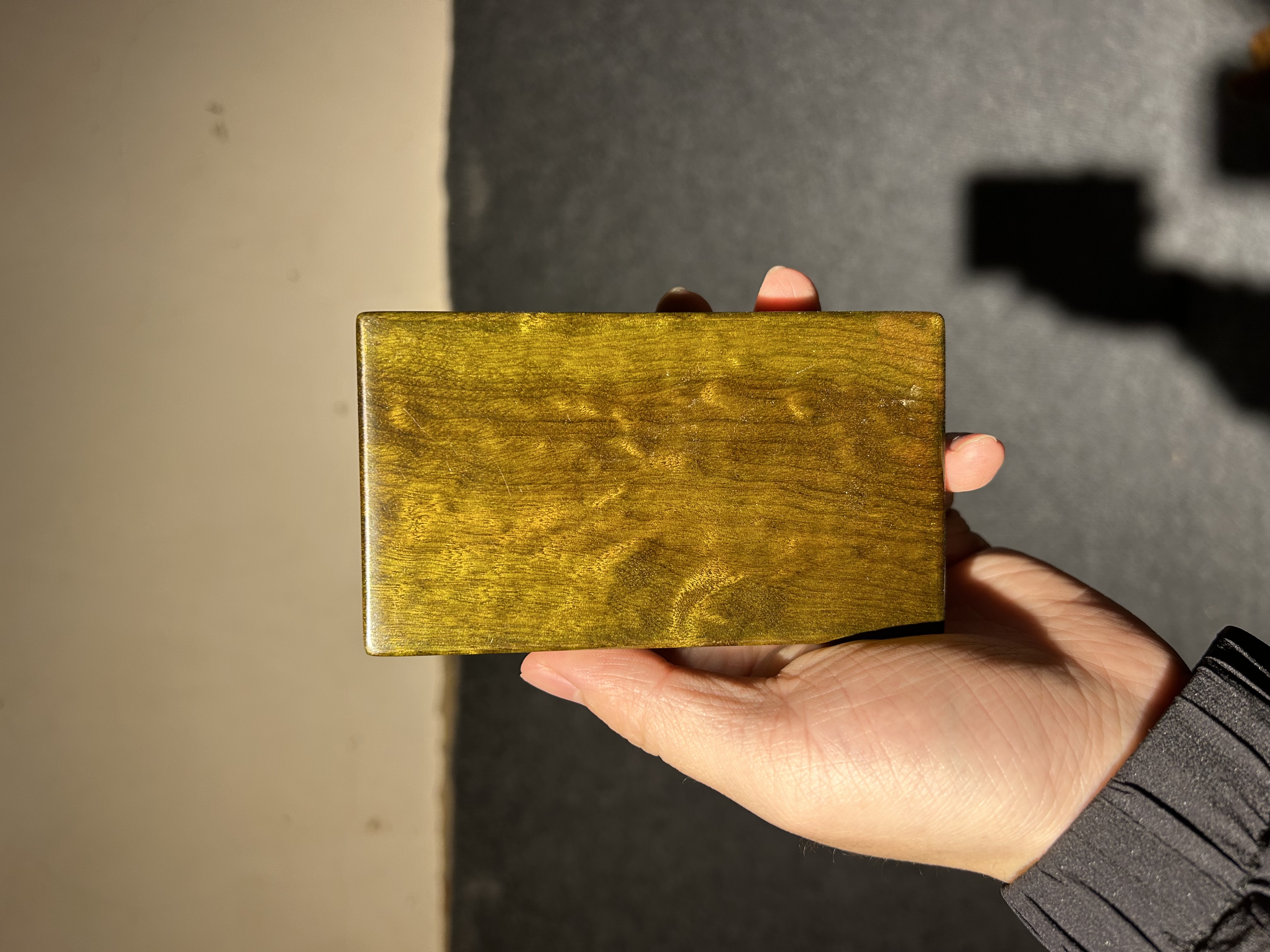 金丝楠木 名片盒 不帯礼盒