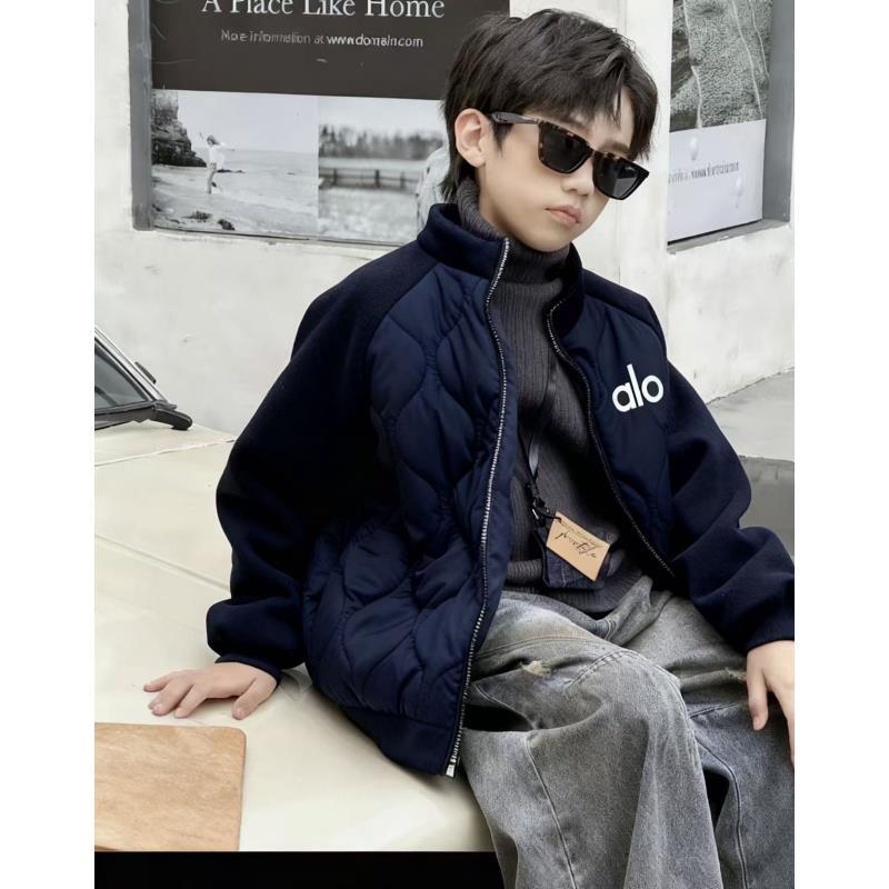 201033童装男童棉衣外套2025冬韩版洋气潮酷夹棉时尚简约外套上潮