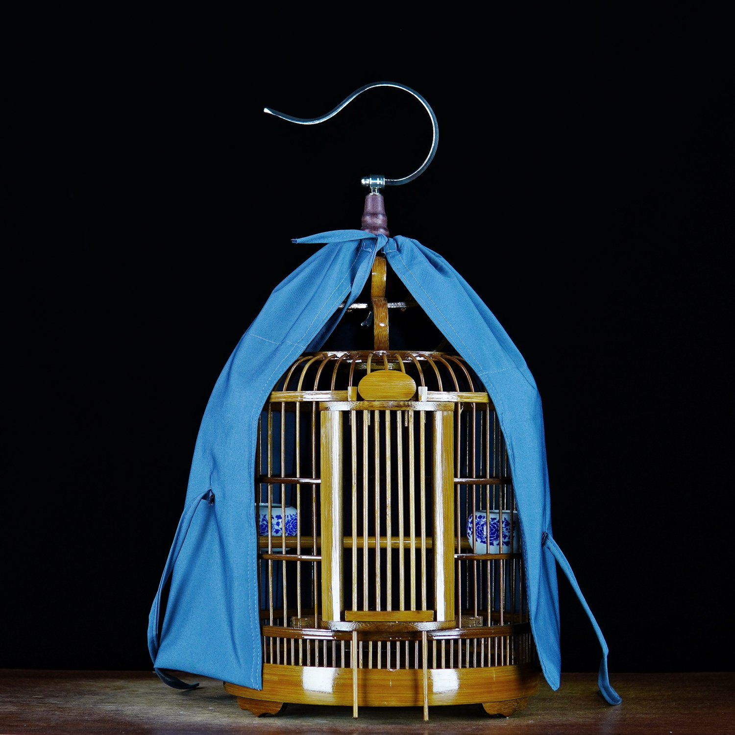 【小型川笼】丝距1.2cm竹制鸟笼相思贝子玉鸟黄豆鸟笼