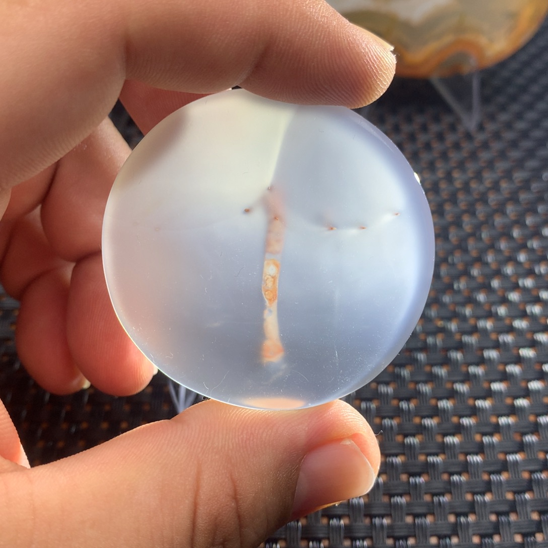 湖****合金天然海洋玉髓玛瑙/玉髓