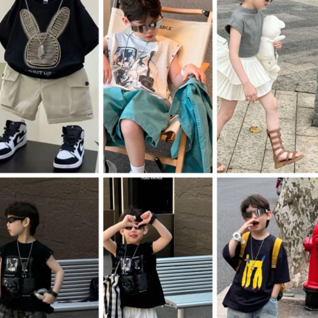 003扣号链接春夏秋冬四季潮流韩版宽松休闲男女童