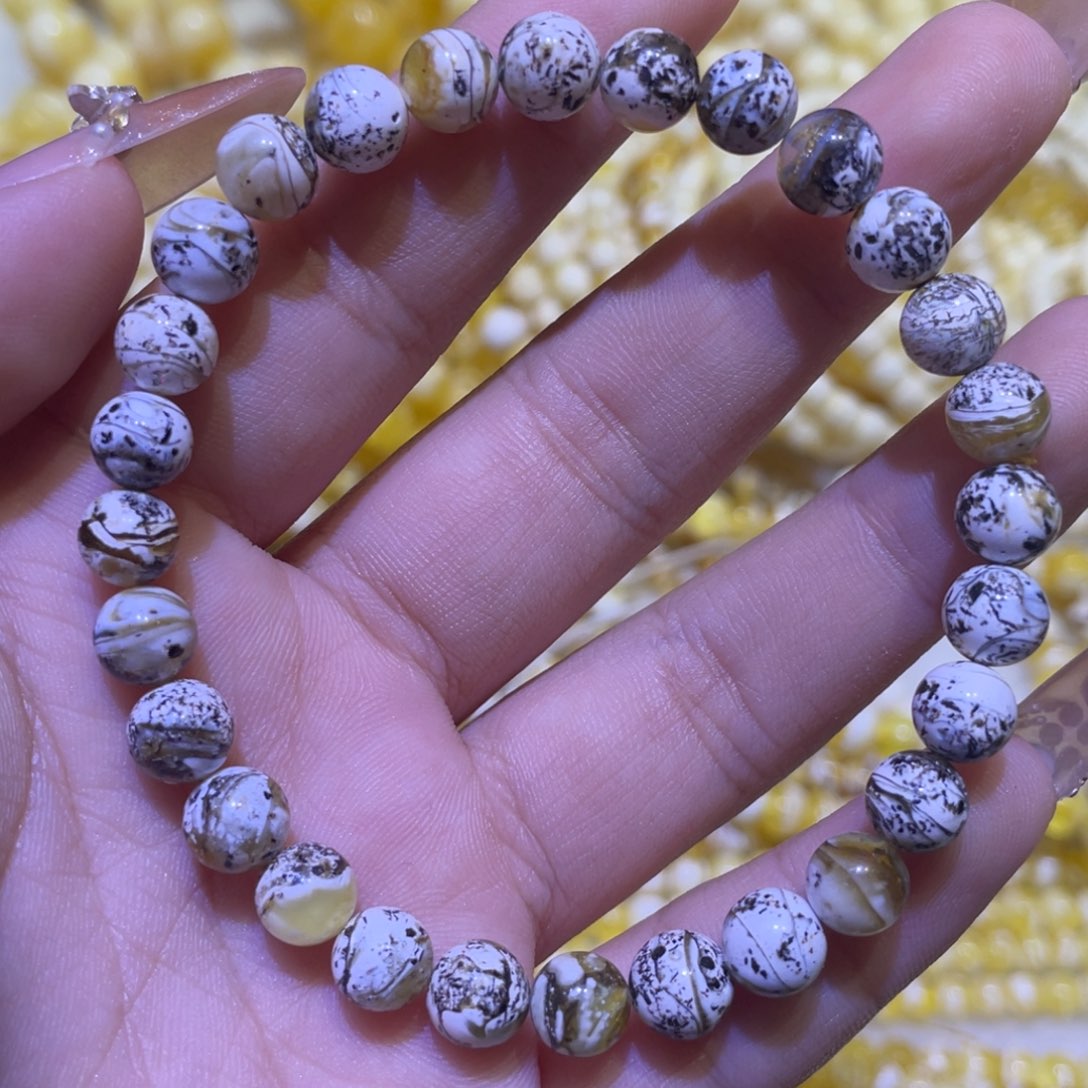 手绳琥珀未镶嵌7.4m