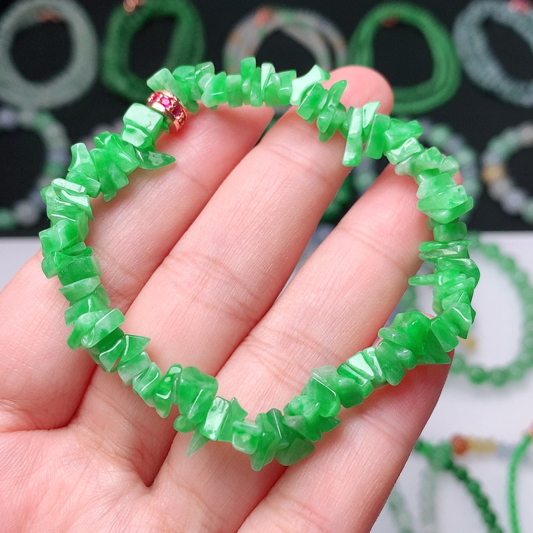 翡翠手链未镶嵌j****y翡翠