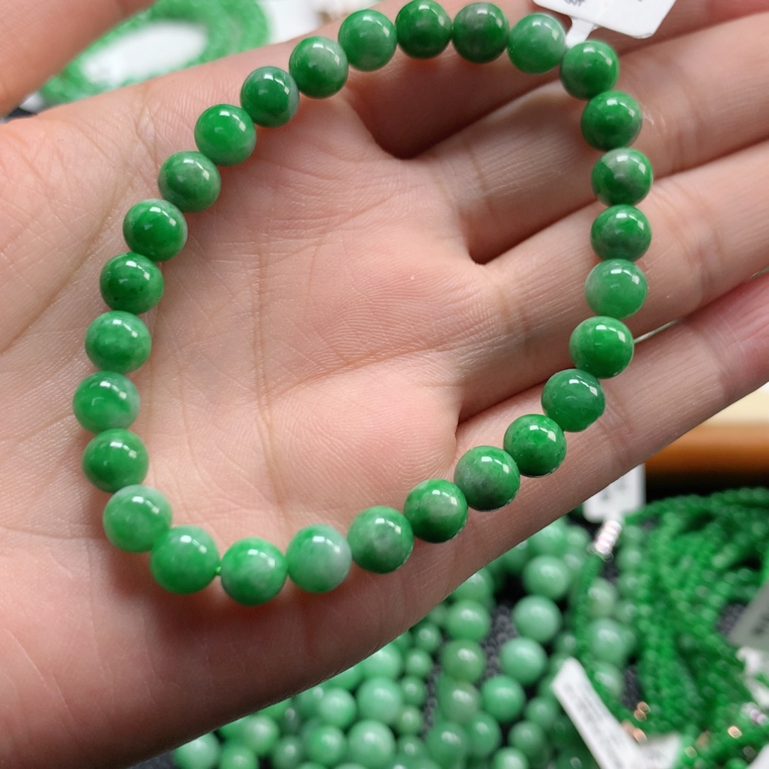 翡翠未镶嵌手链翡翠