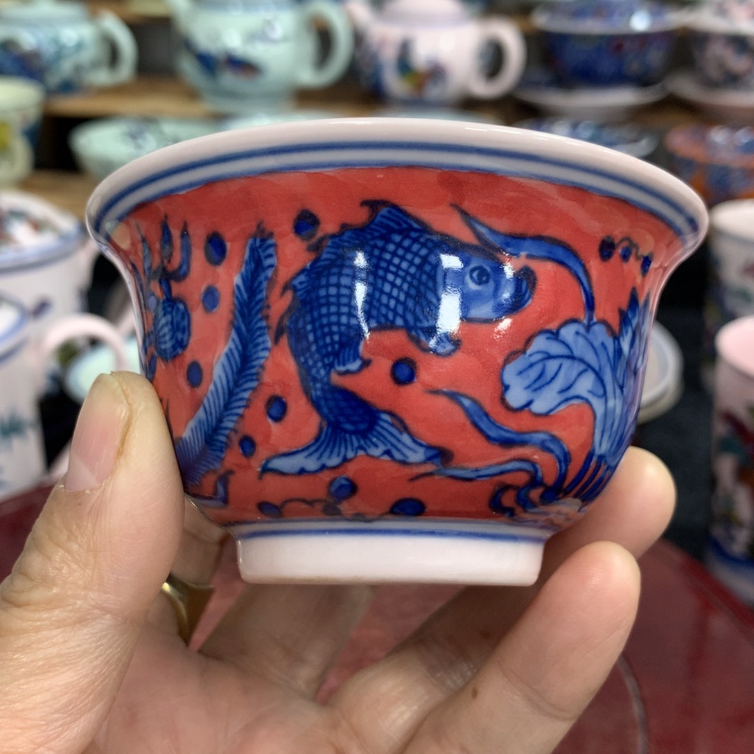 摆件景德镇陶瓷 碗 杯盘 碟 壶 各种…