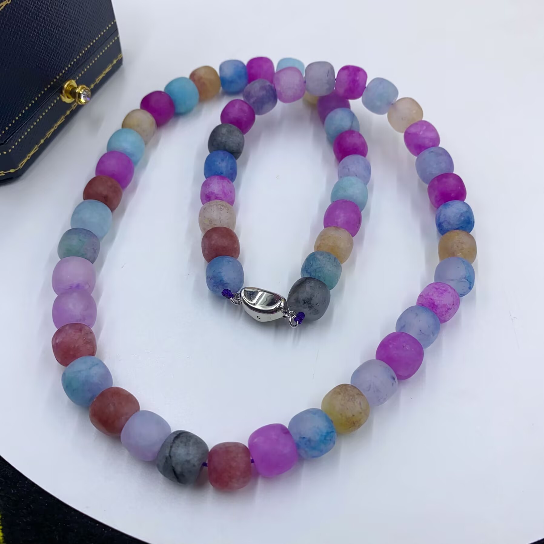 项链 4679   彩色珠珠项链多样性发货