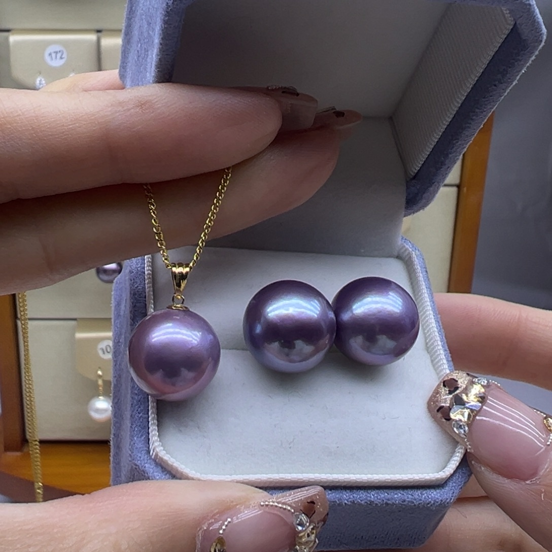 吊坠(赠链)淡水珍珠18K金镶嵌