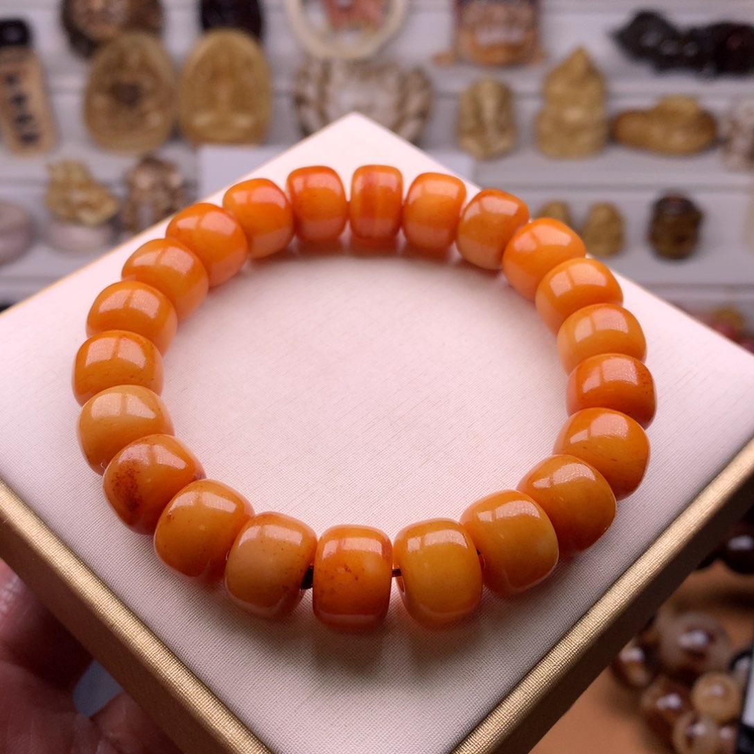 驼骨手串/手链天天都在盘  12桶珠