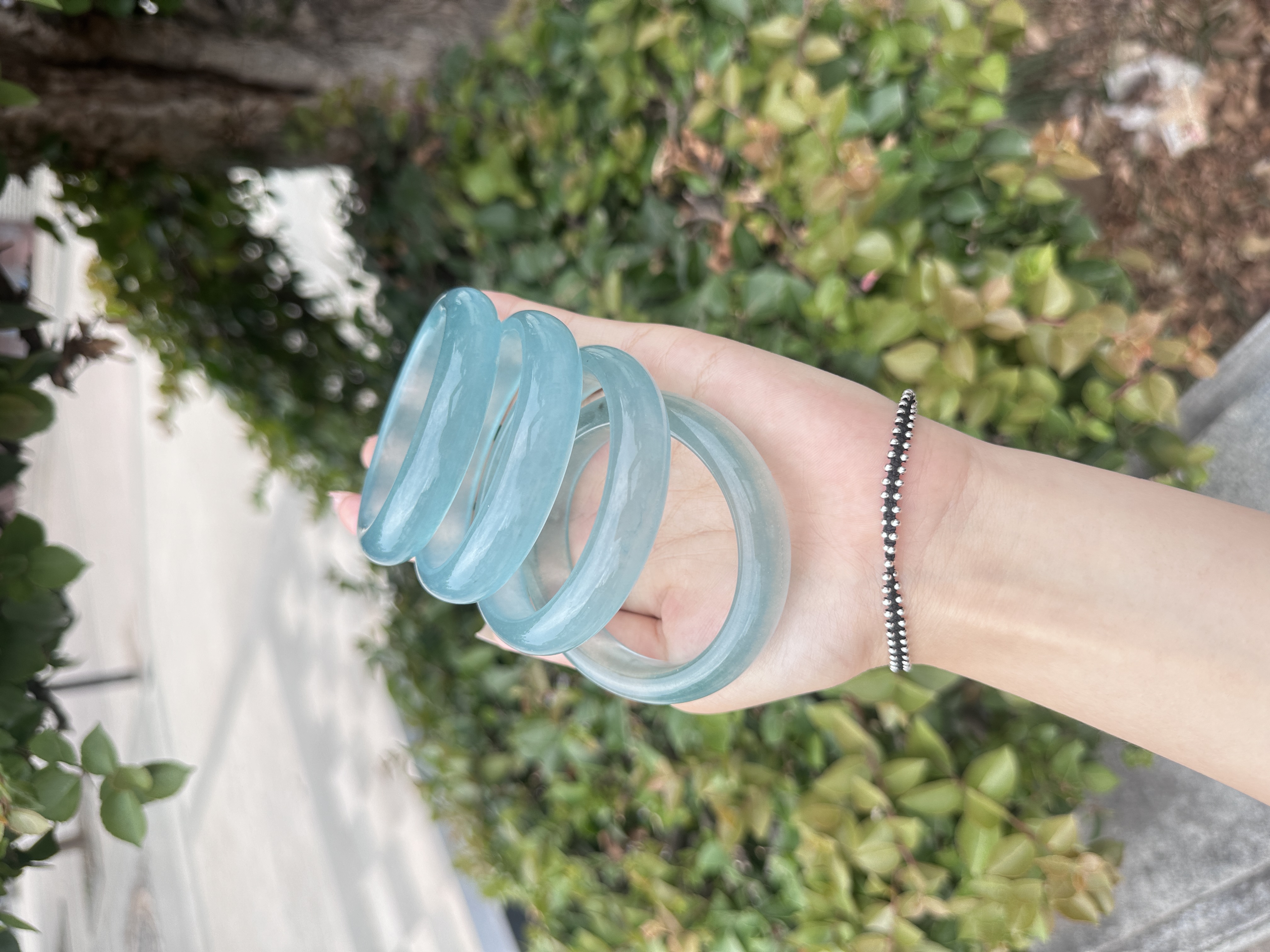 小焱专属 蓝水手镯【高货冰冰翠】时尚显白