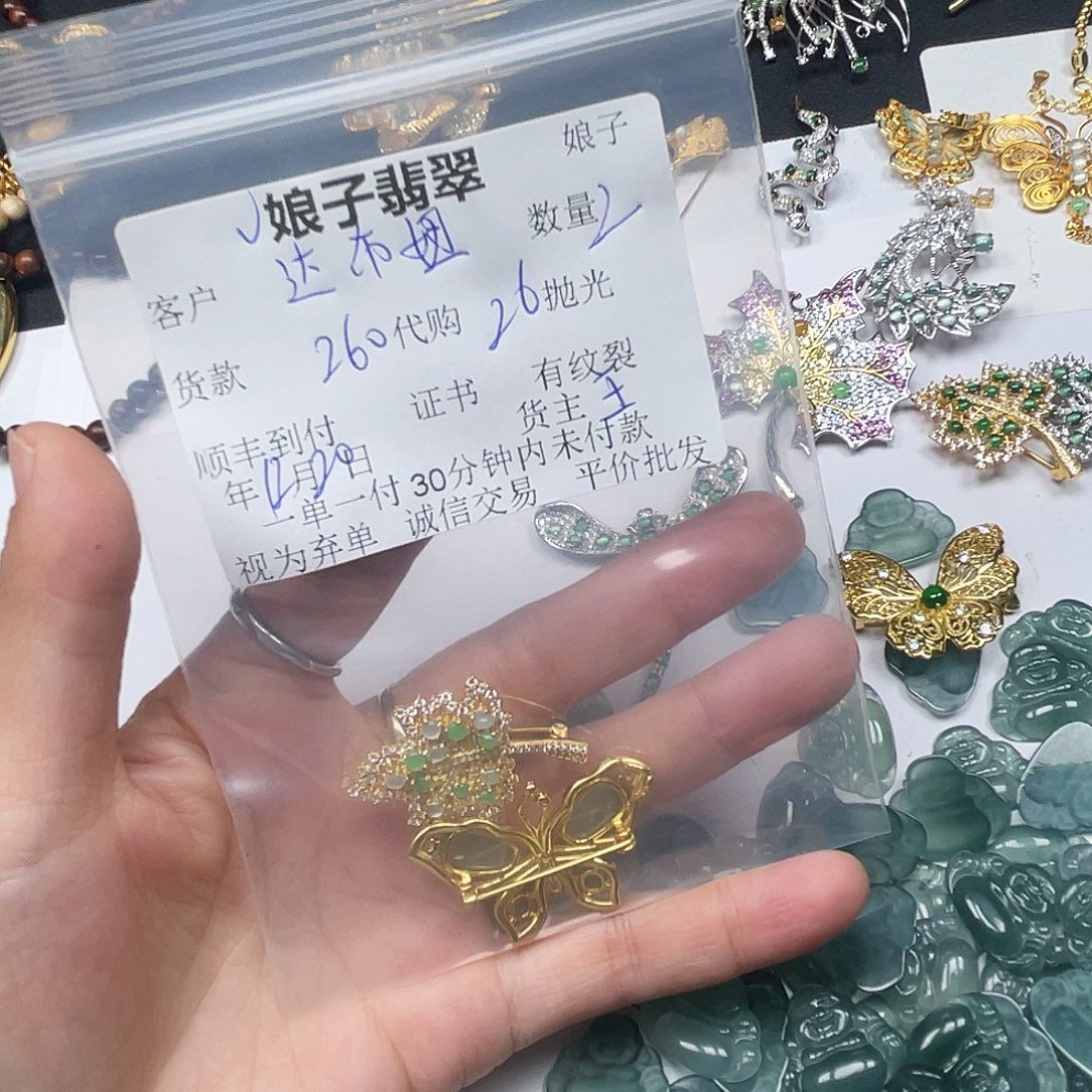 达***妞翡翠未镶嵌颈饰翡翠