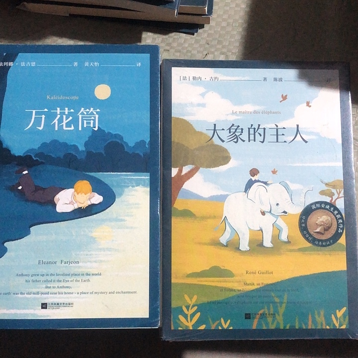 大象的主人和万花筒两本微瑕