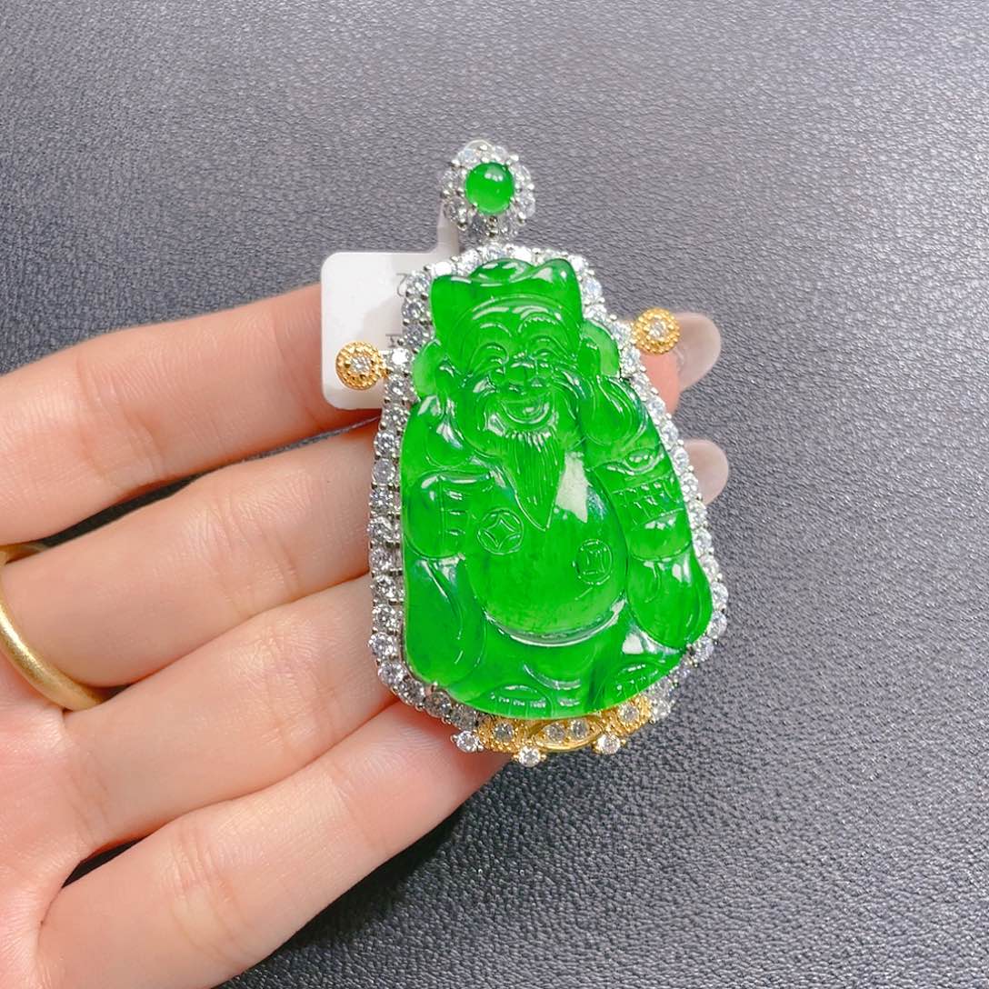 翡翠吊坠(不含链)未镶嵌