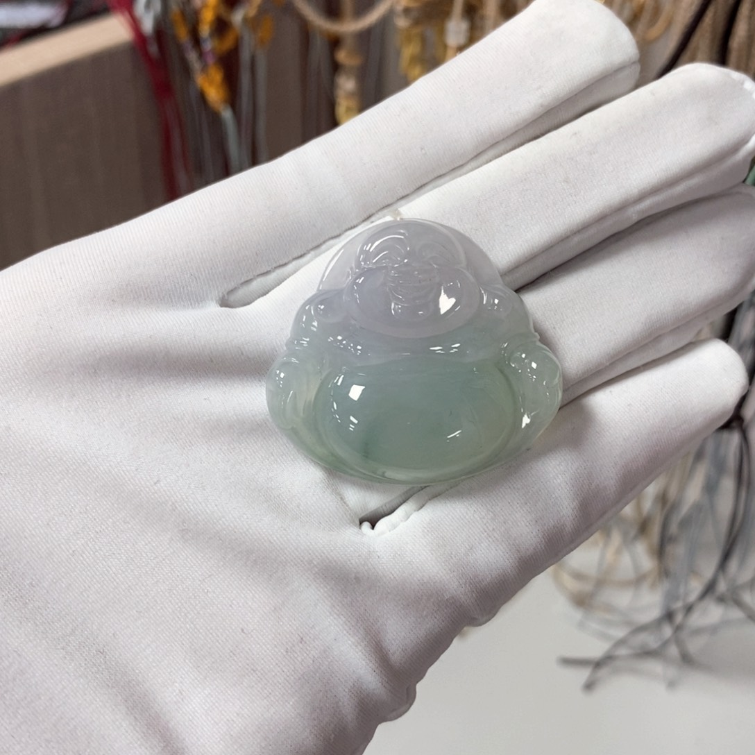 翡翠颈饰未镶嵌康****K佛公