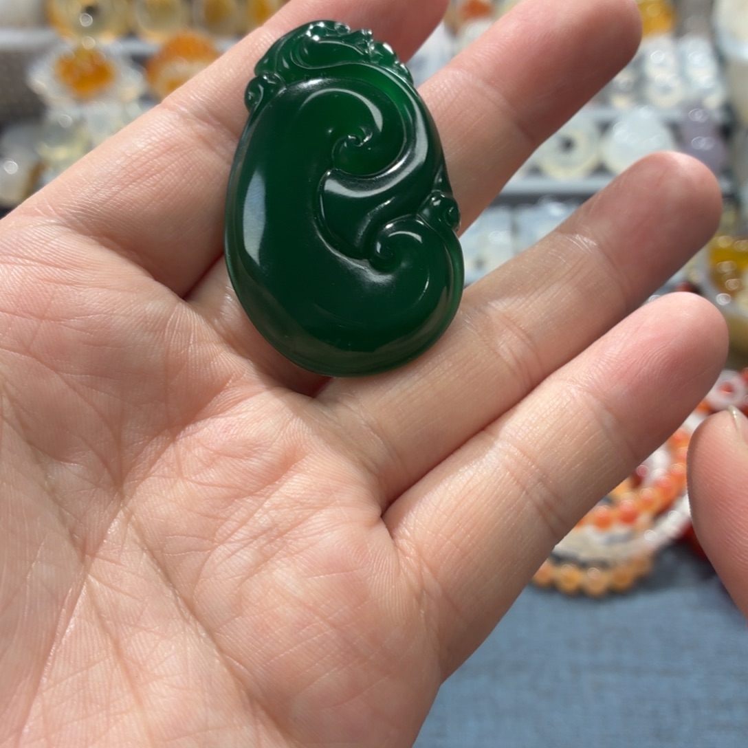 玛瑙/玉髓未镶嵌吊坠(不含链)