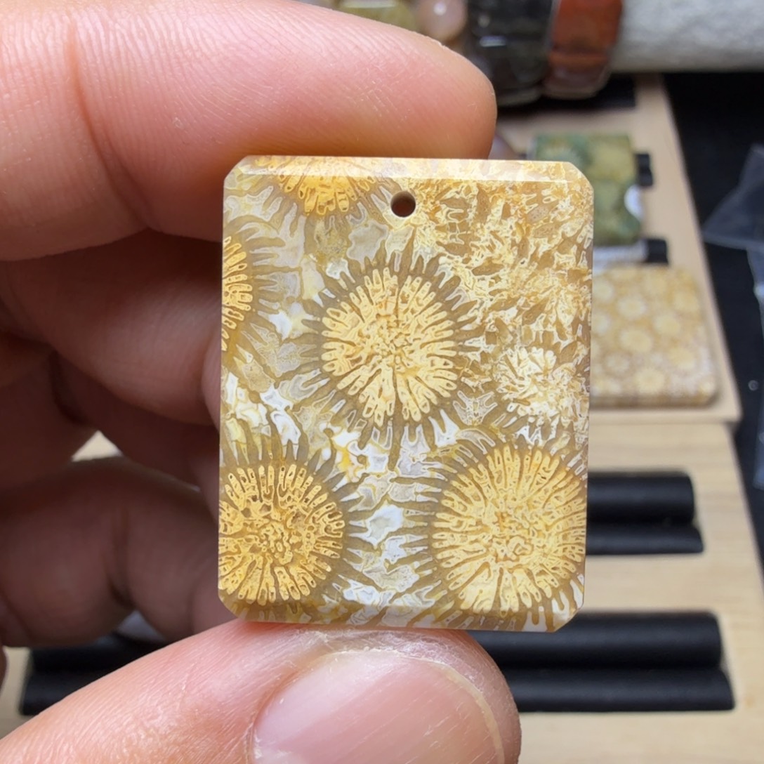 硅化玉未镶嵌纯天然色有机玉石保真色