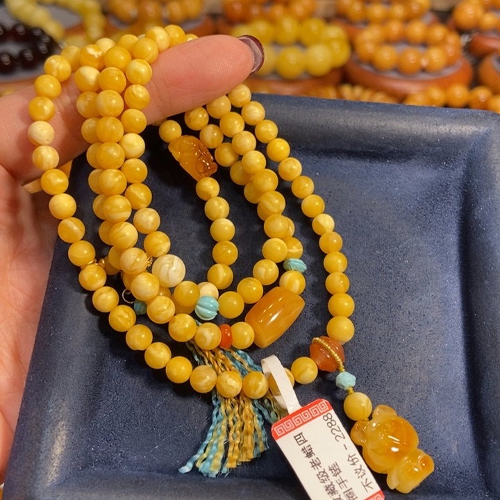 蜜蜡手链未镶嵌蜜蜡