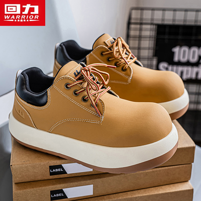 回力男鞋马丁靴冬季2025新款大黄靴丑萌大头低帮复古英伦户外运动