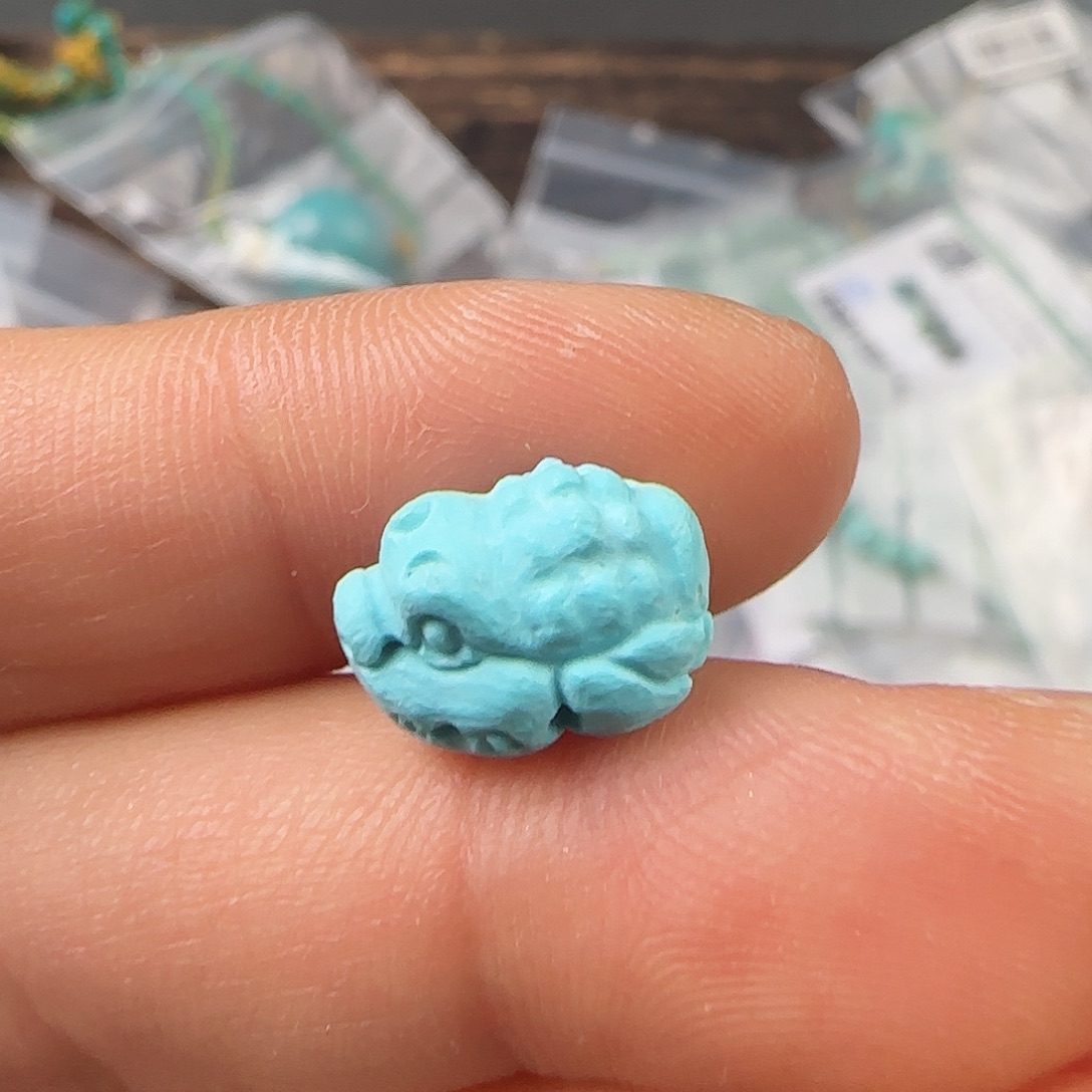 绿松石珠宝半成品未镶嵌