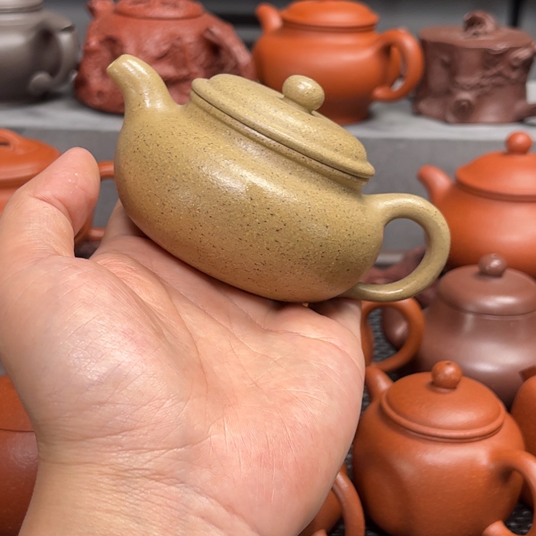 紫砂茶壶紫砂艺术茶具套装芝麻段