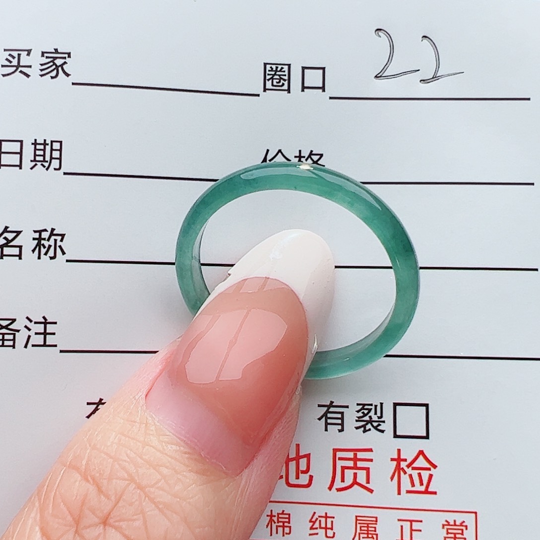 未镶嵌戒圈翡翠翡翠