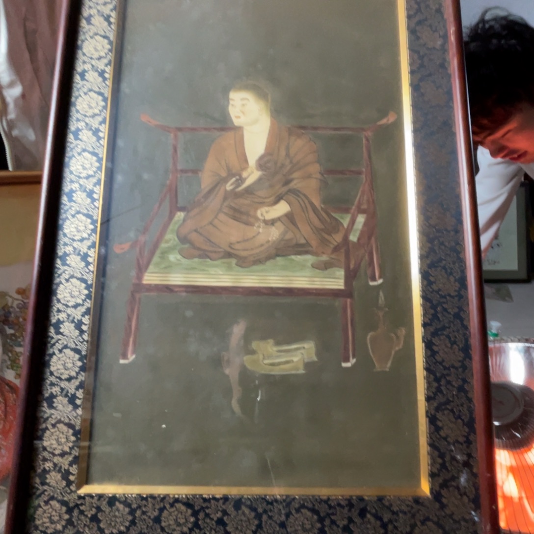 中古框画有些瑕疵看好下单不退不换