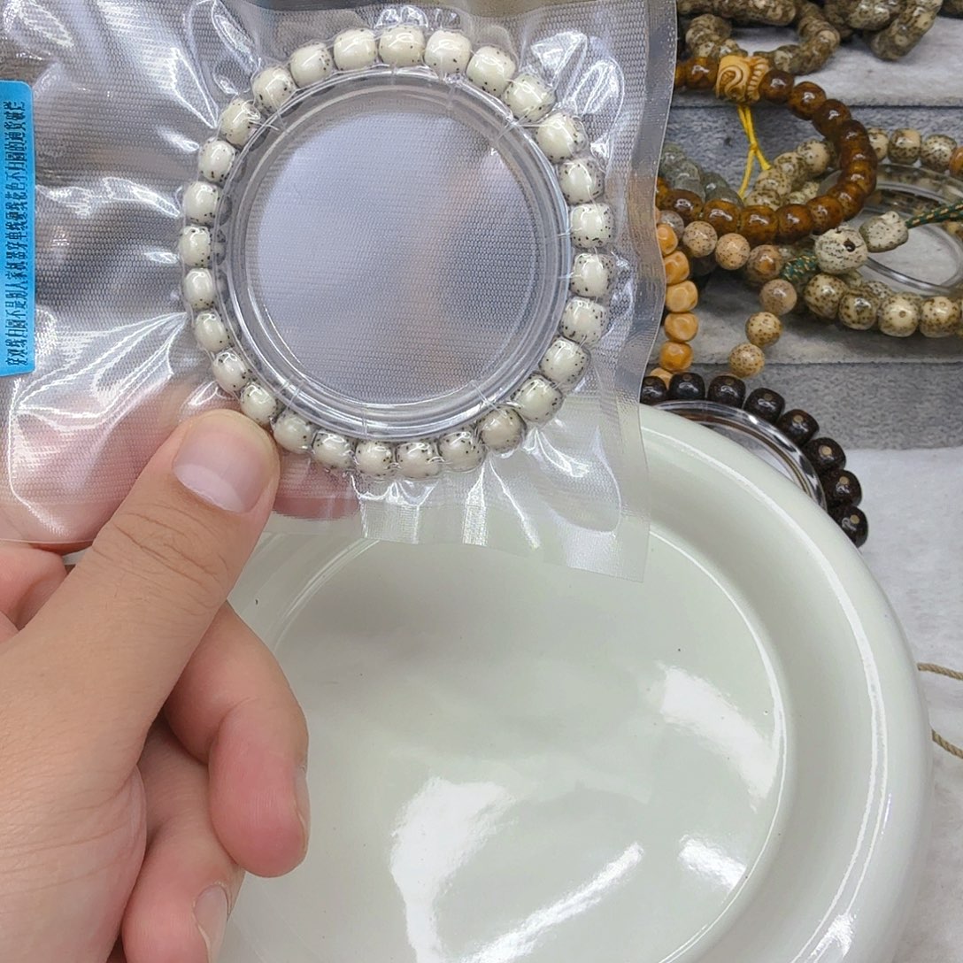 星月菩提手串8高端半臂大留白星月菩提单圈8×7