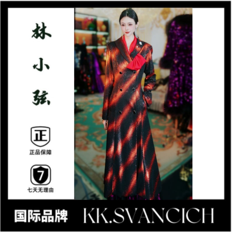 991时尚圆领中腰常规大V领性感风连衣裙气质碎花印花长款民族风