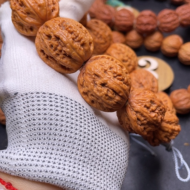 手串文玩核桃粗筋虎头