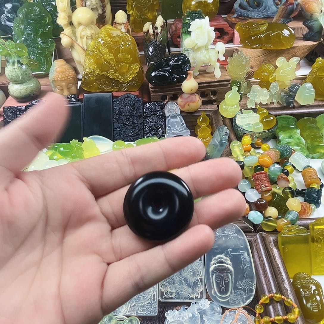 岫玉未镶嵌吊坠(不含链)