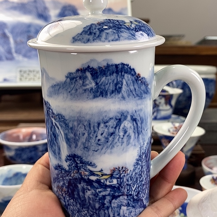 杯冬*景德镇手工手绘陶瓷，高亮兴老师作品