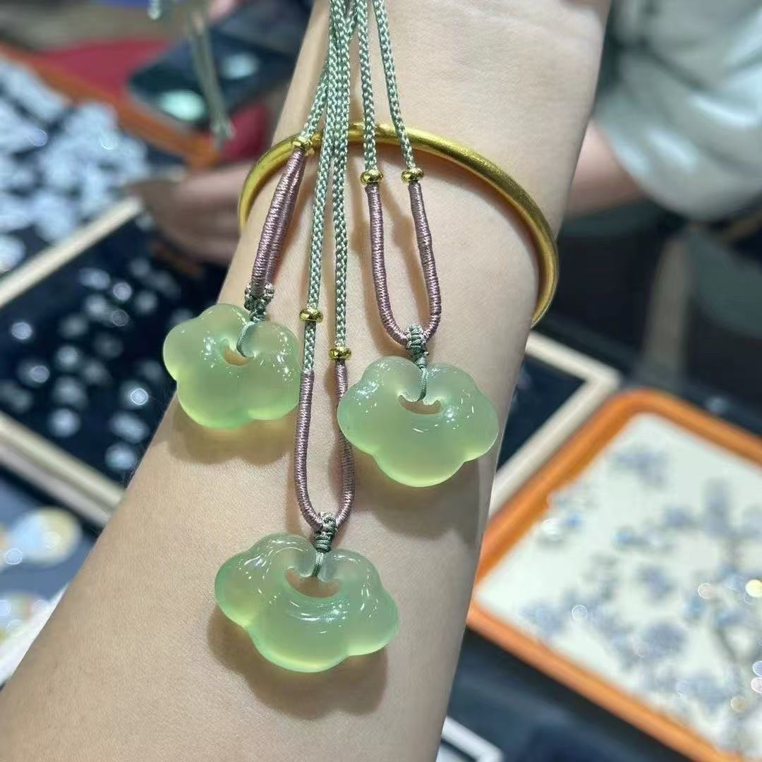 《抖音官方质检发货正品保真》天然平安如意锁样性发其一XL''