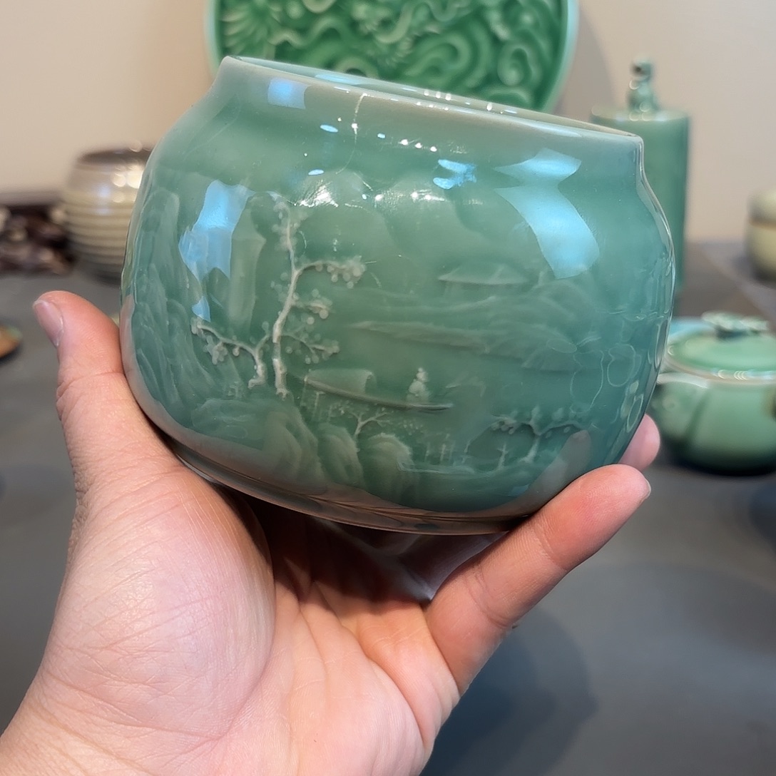 瓷片龙泉青瓷福利青瓷