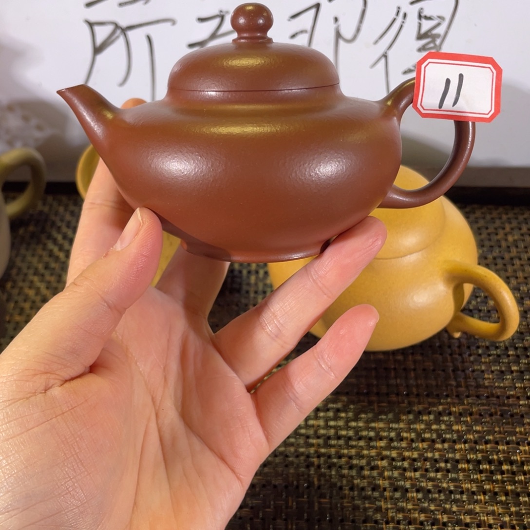 紫砂茶壶华颖微瑕