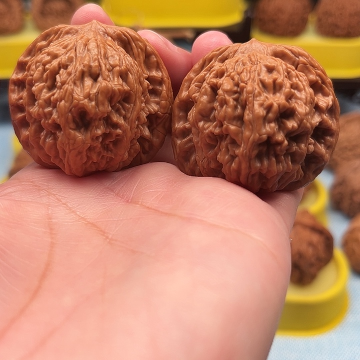 吊坠文玩核桃麦穗虎头42