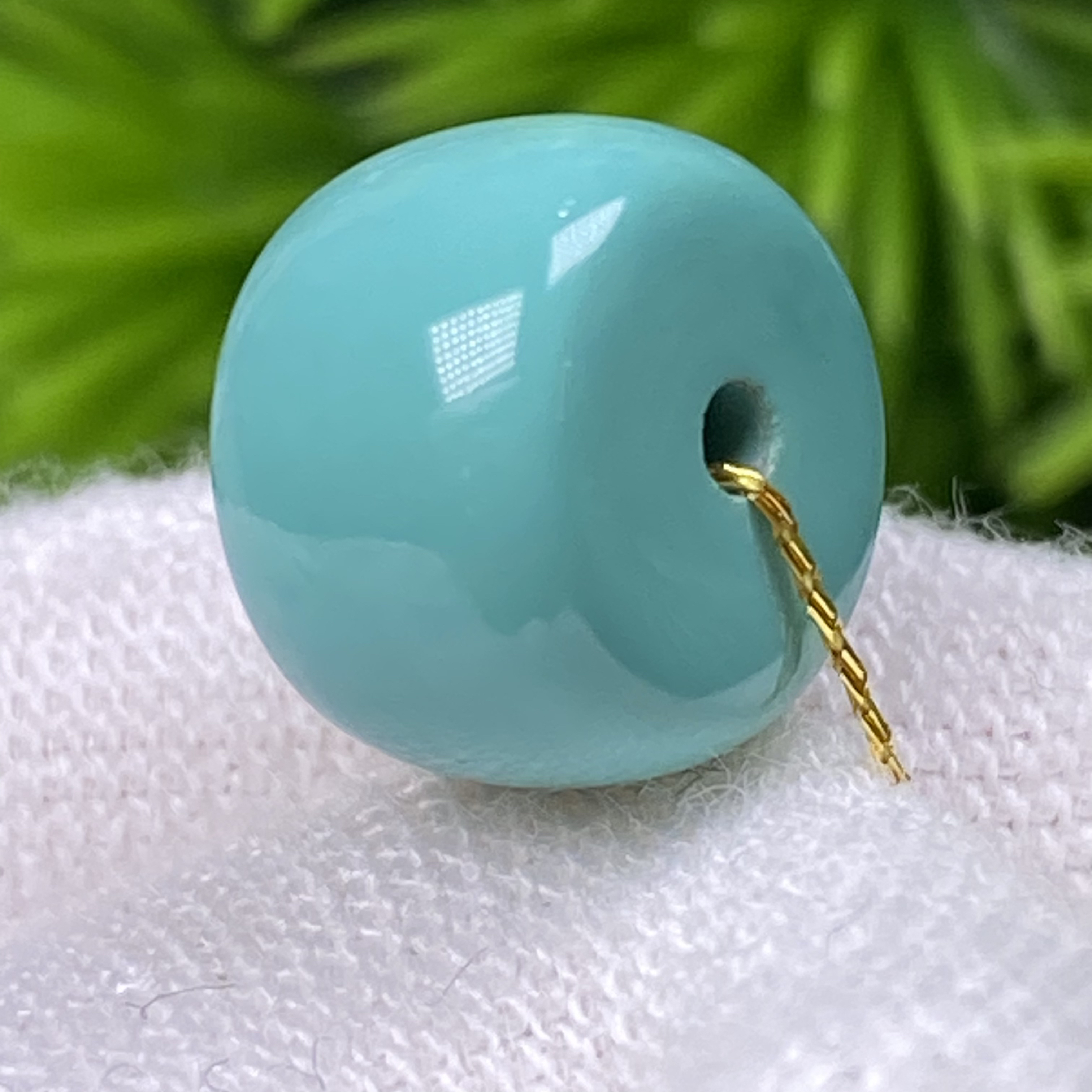 尺寸9.8mm丫角山高瓷玉化直切