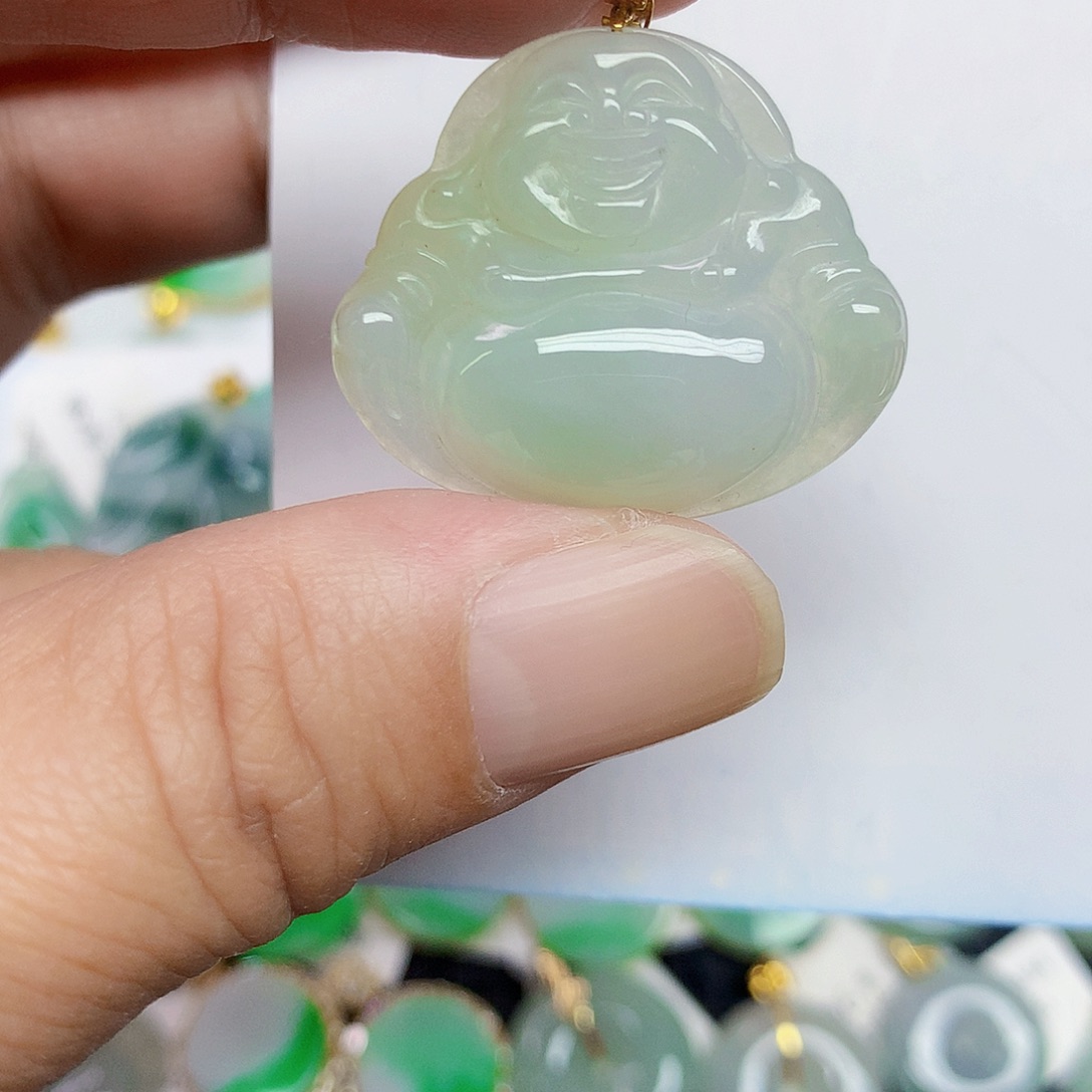 翡翠未镶嵌颈饰456788