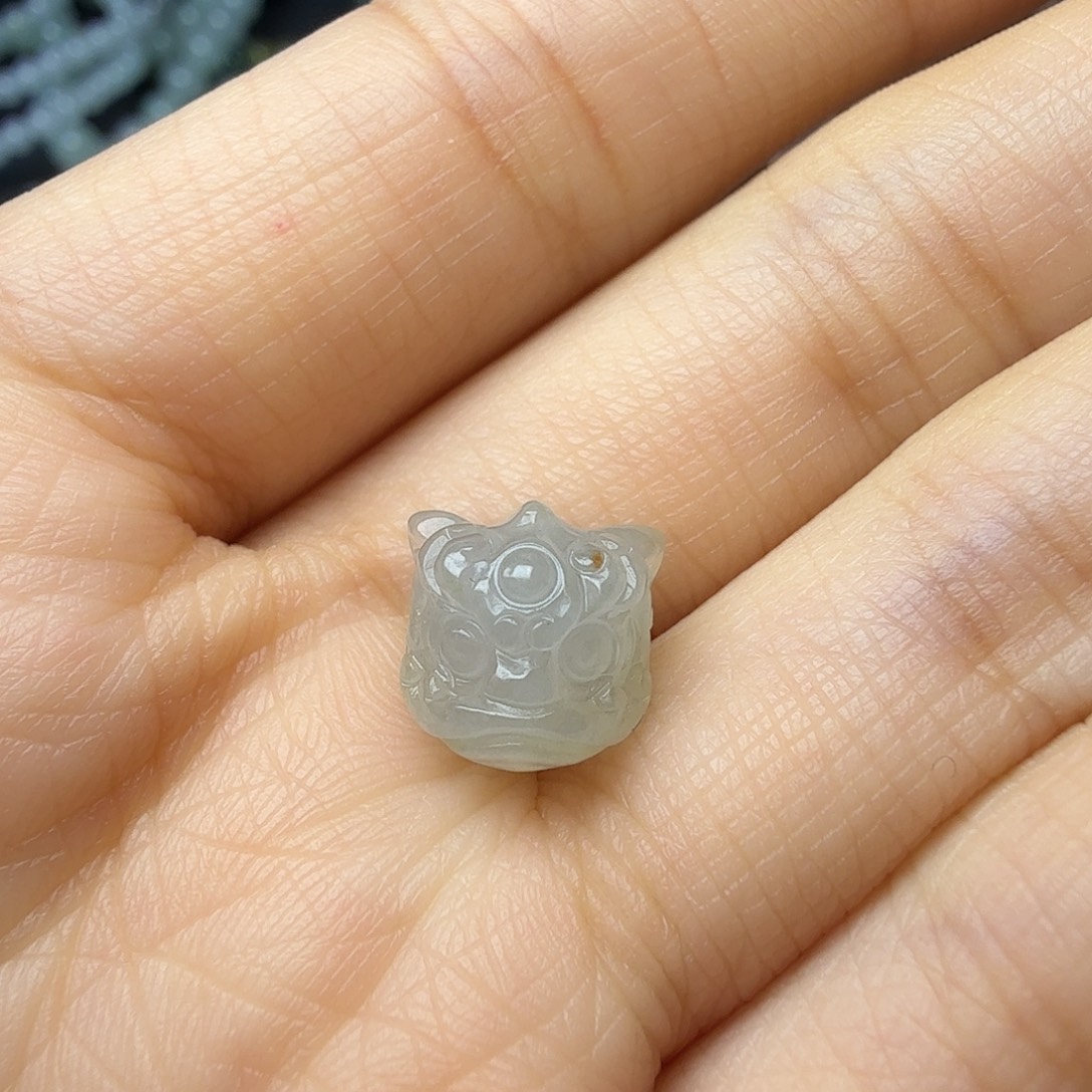 翡翠未镶嵌颈饰天然缅甸翡翠A货