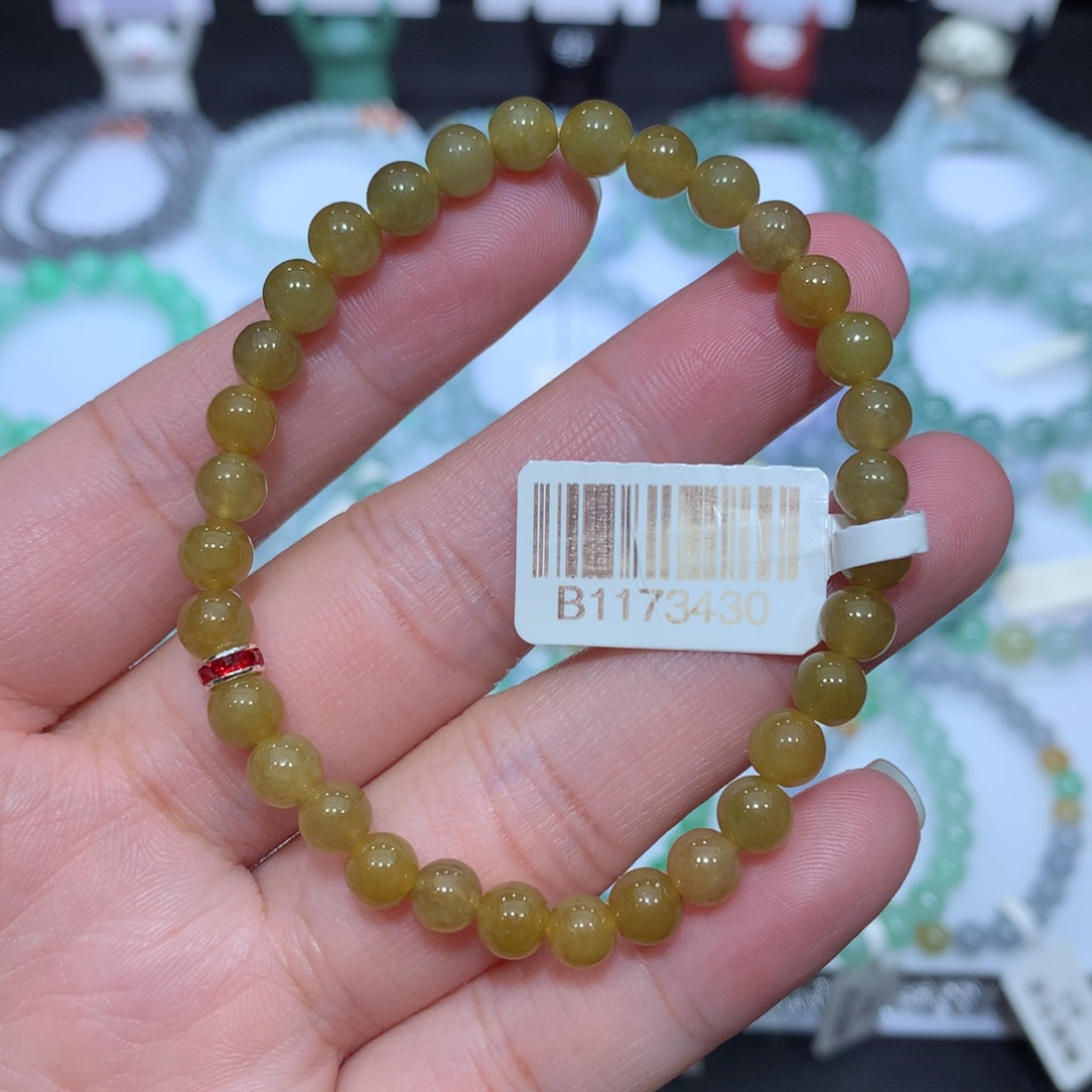 翡翠未镶嵌手串天然