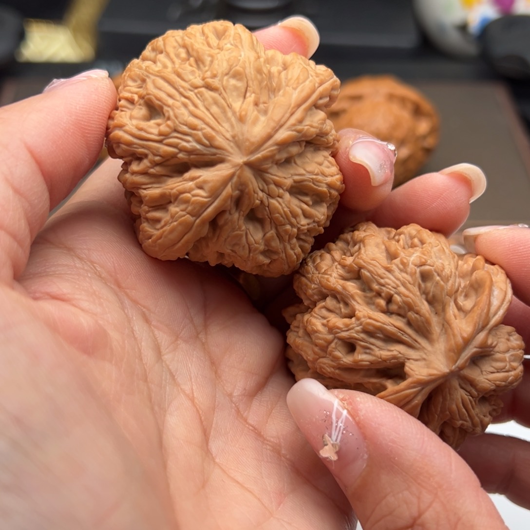 文玩核桃把件粗筋47