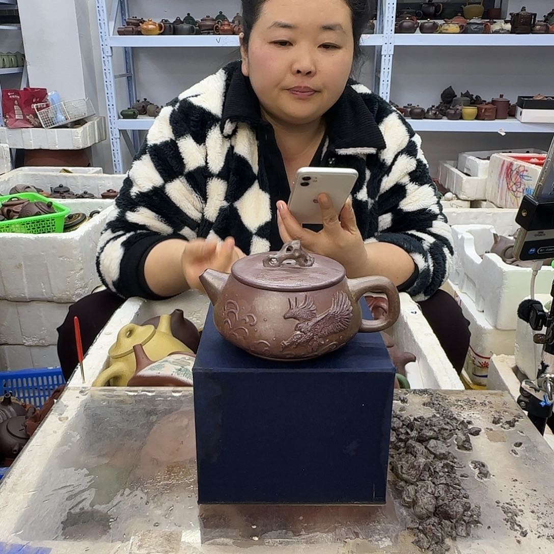 紫砂茶壶宜兴紫砂壶瑕疵处理