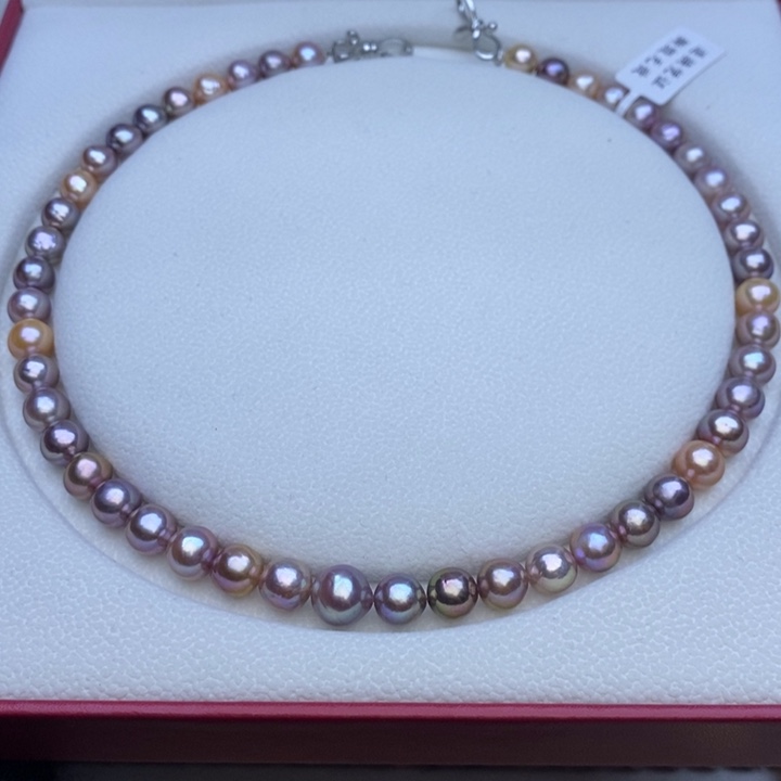 淡水珍珠项链未镶嵌8-9mm巴洛克