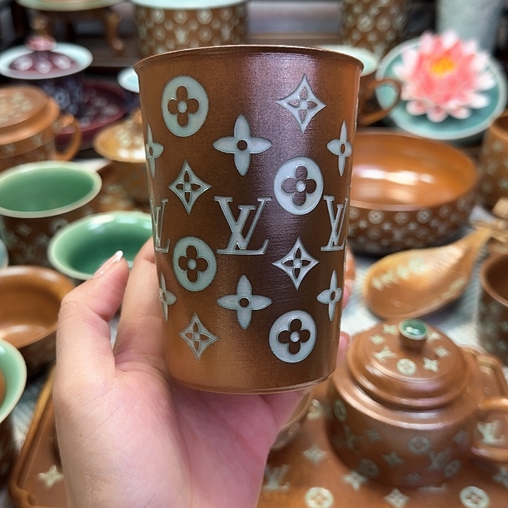 暴****龙泉青瓷手工制作工艺青瓷杯