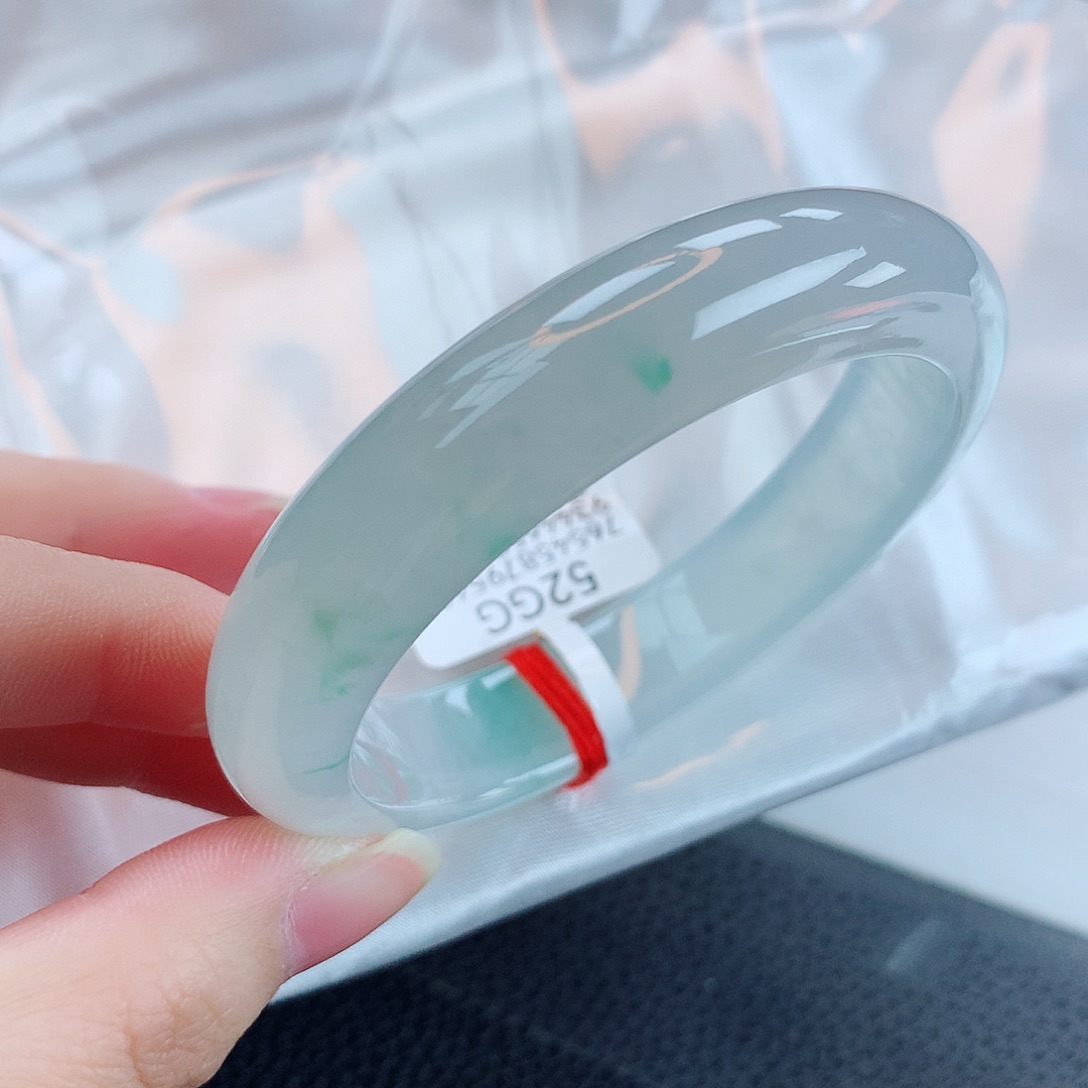 翡翠手镯未镶嵌缅甸天然翡翠a货